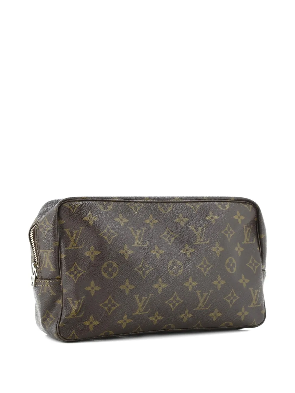 Pre-owned Louis Vuitton Trousse Toiletry Monogram Canvas 28 Pouch In Brown
