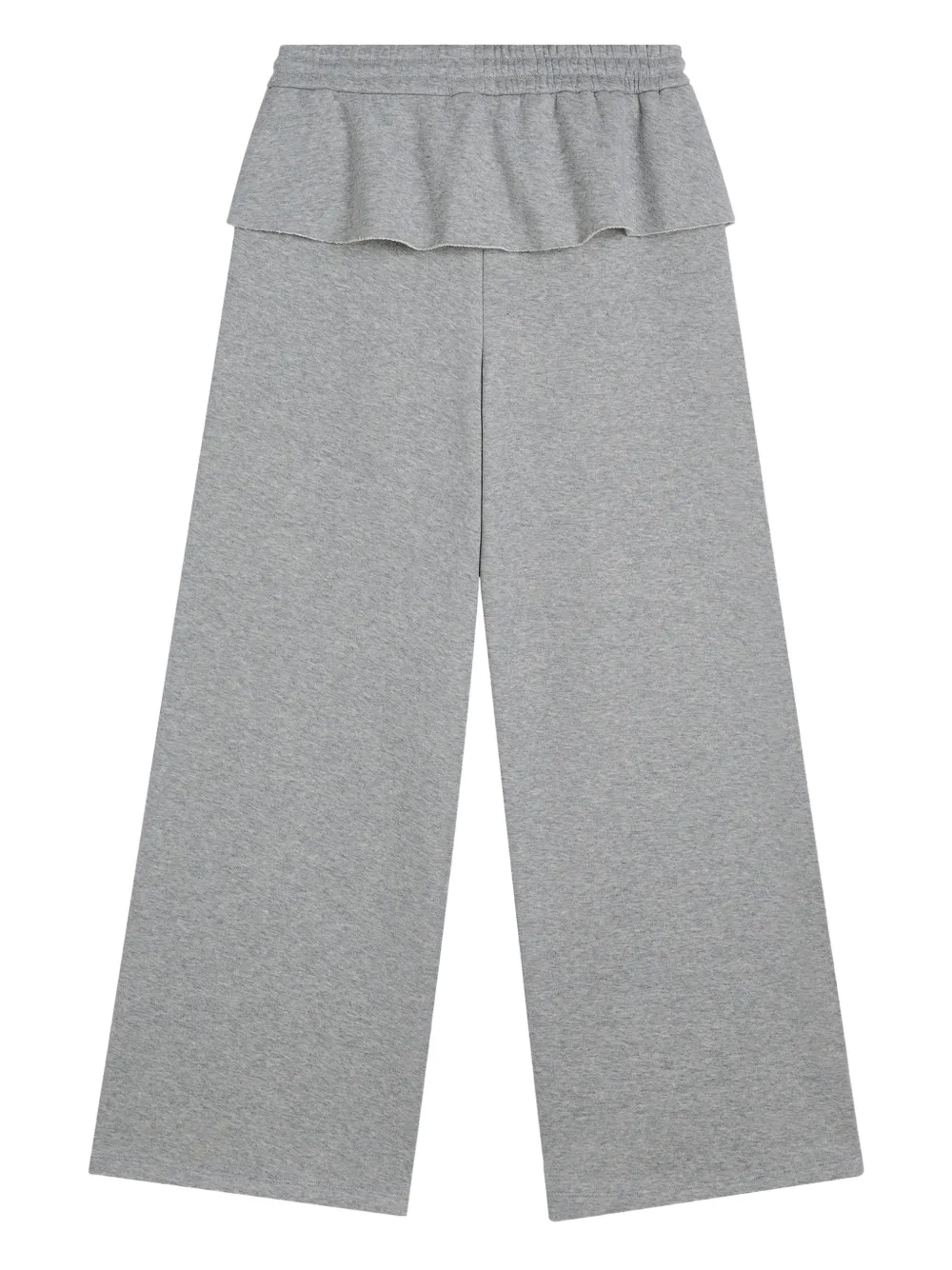 Tout A Coup Elasticated-waistband Track Pants In Gray