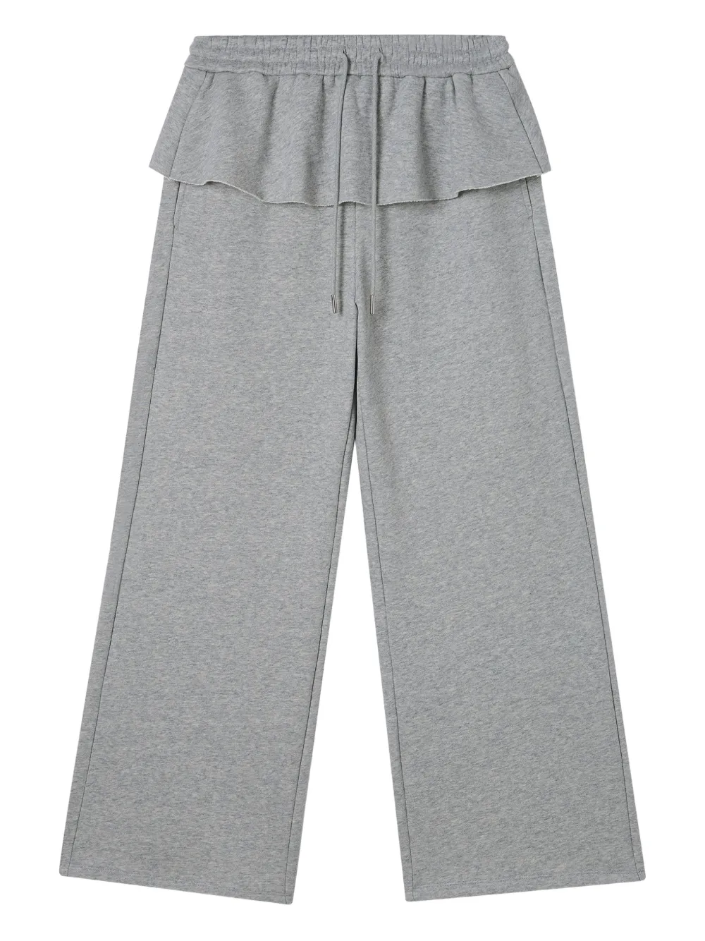 Tout A Coup Elasticated-waistband Track Pants In Gray