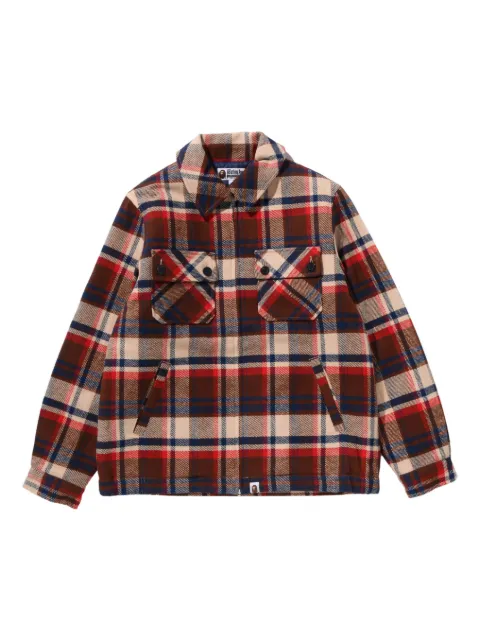 A BATHING APE® check pockets jacket