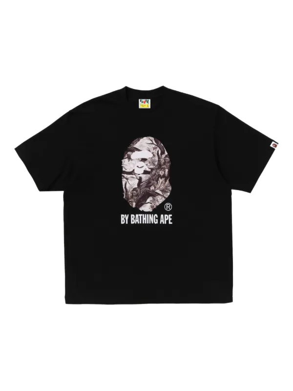 A BATHING APE GO! APE グラフィック Tシャツ ブラック S A BATHING APE® グラフィック Tシャツ | ブラック | FARFETCH JP