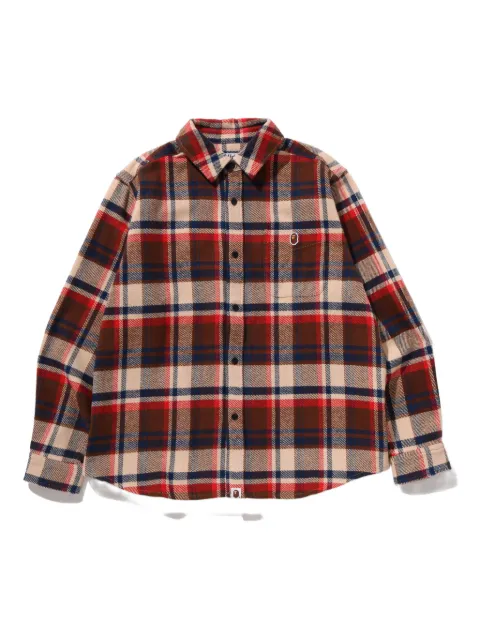 A BATHING APE® check shirt