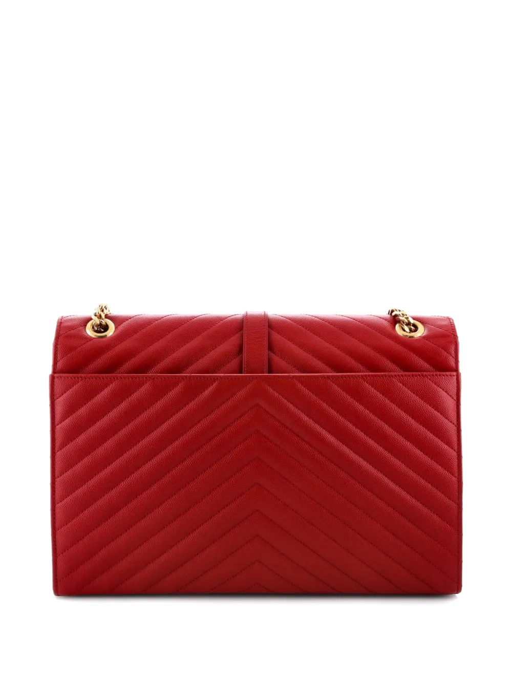 Saint Laurent Pre-Owned Classic Monogram Envelope Satchel Matelasse Chevron Leather Large shoulder bag | Estilos de archivo | Image 2