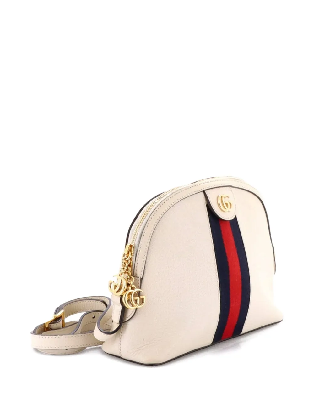 Ophidia Dome Shoulder Bag Leather Small Crossbody Bag