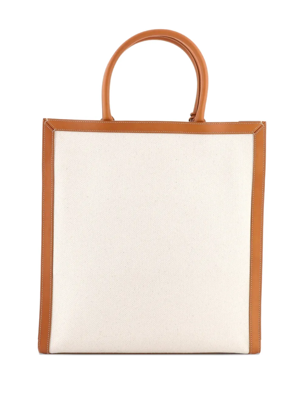 Celine Pre-Owned Vertical Cabas Canvas with Leather Large tote bag | Pre-Owned | Image 2