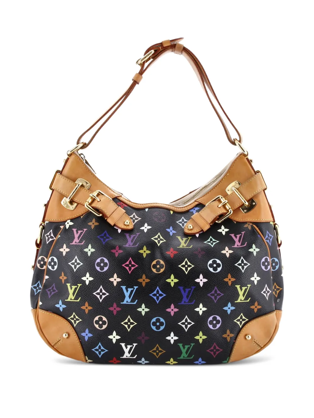 Louis Vuitton Pre-Owned Greta Handbag Monogram Multicolor hobo bag - Nero