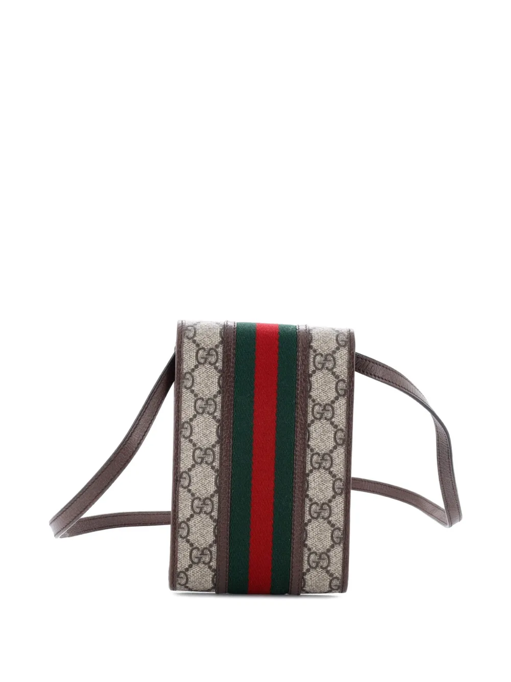 Ophidia Vertical Flap Gg Coated Canvas Mini Crossbody Bag