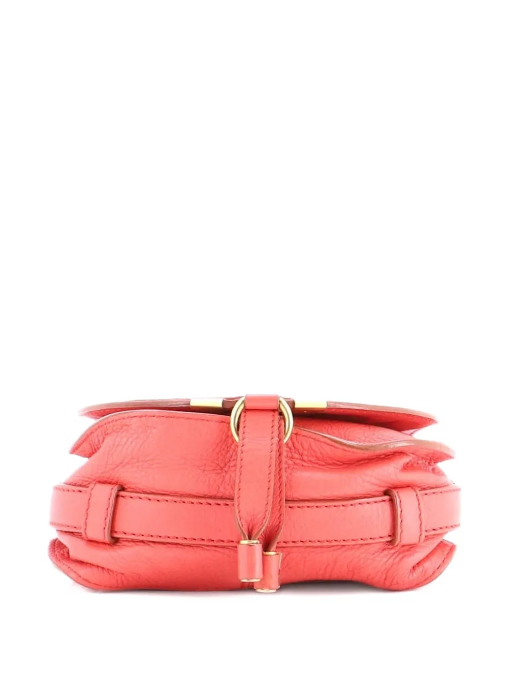 CHLOÉ Pre-owned Marcie Leather Mini Crossbody Bag In Pink