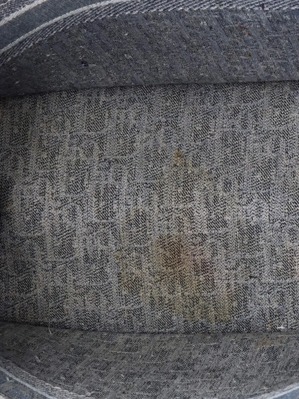 Pre-owned Dior Book Oblique Denim Large Tote Bag In Blue