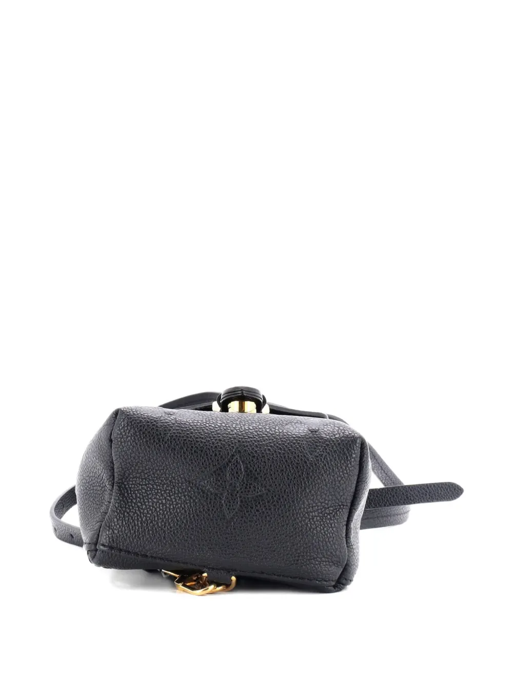 Pre-owned Louis Vuitton Tiny Monogram Empreinte Giant Backpack In Black