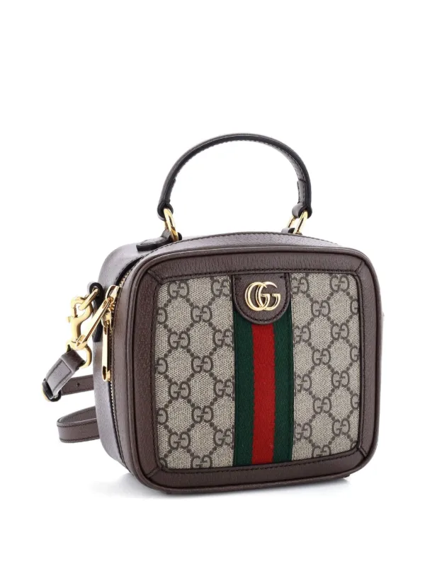 Gucci Pre-Owned オフィディア サッチェルバッグ ミニ | ブラウン