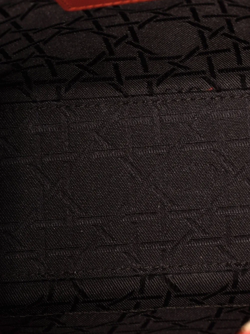 DIOR Pre-owned My Lady Bag Cannage Quilt Lambskin Satchel In Red