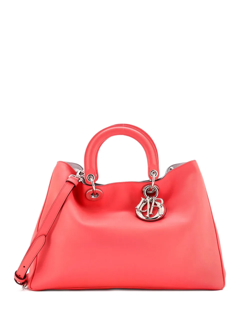 Christian Dior Pre-Owned Diorissimo Smooth Calfskin Large tote bag - Rosa