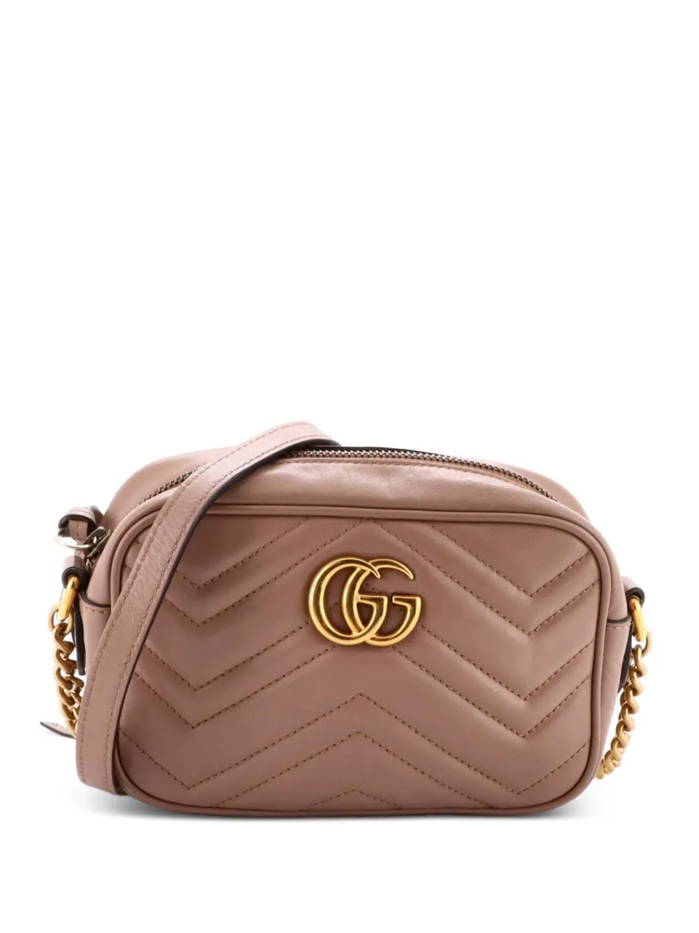Gucci Pre-Owned GG Marmont Shoulder Bag Matelasse Leather Mini crossbody bag - Toni neutri