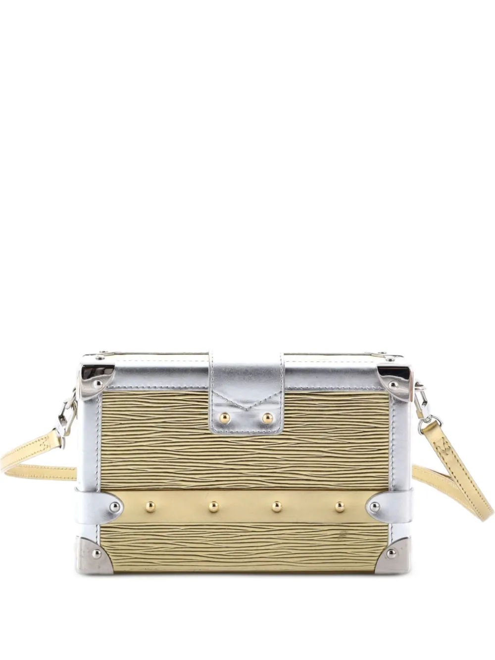 Louis Vuitton Pre-Owned Petite Malle Handbag Epi Leather clutch bag - Gold