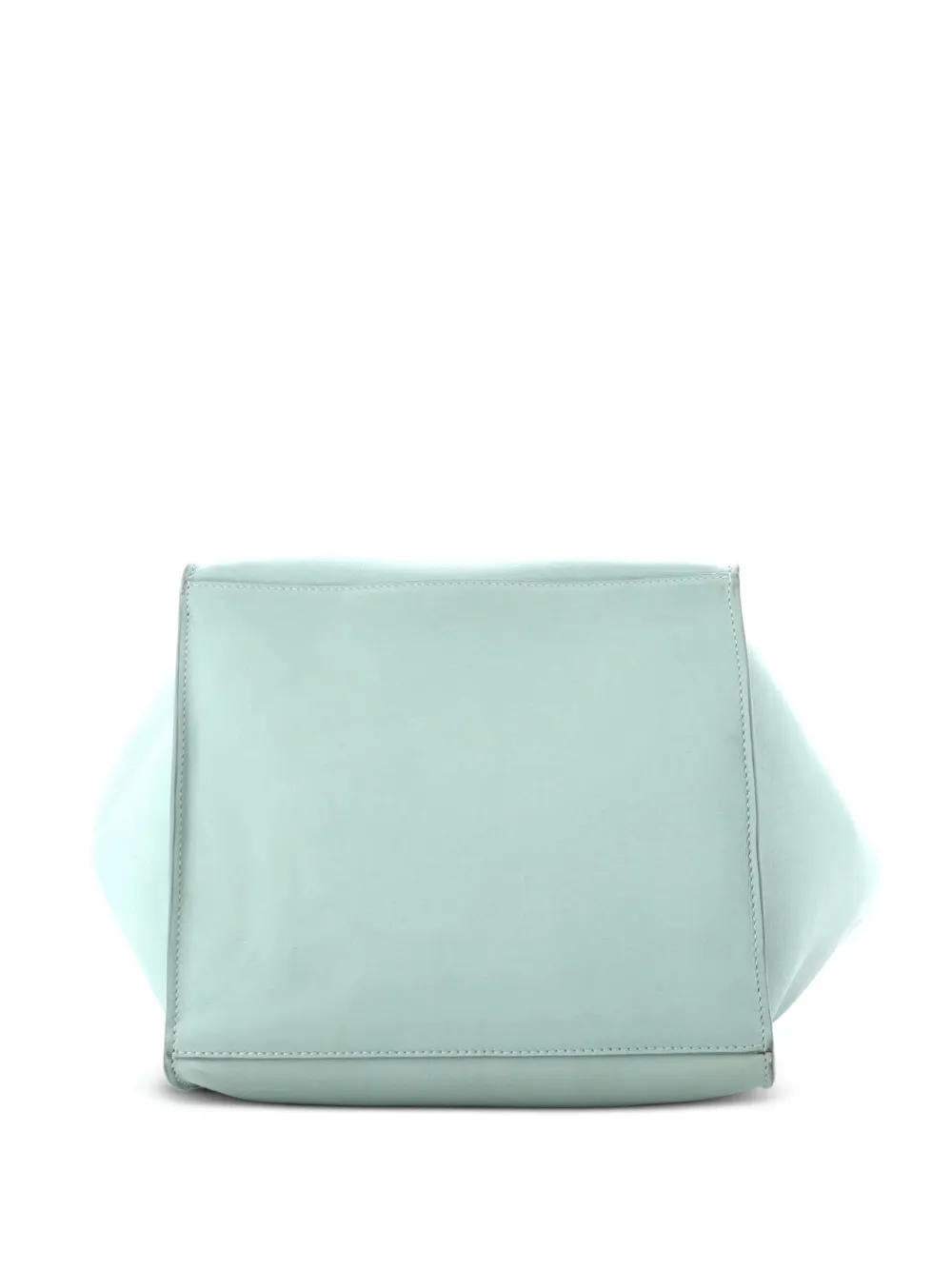 Pre-owned Celine Big Bag Smooth Calfskin Small Tote Bag In Green