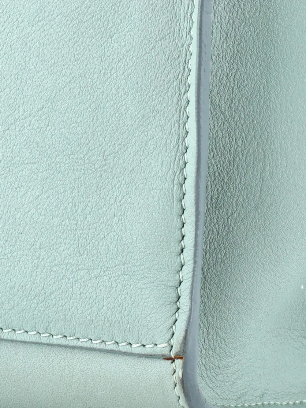 Pre-owned Celine Big Bag Smooth Calfskin Small Tote Bag In Green