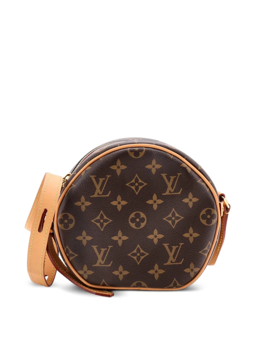 Pre-owned Louis Vuitton Boite Chapeau Souple Bag Monogram Canvas Pm Crossbody Bag In Brown