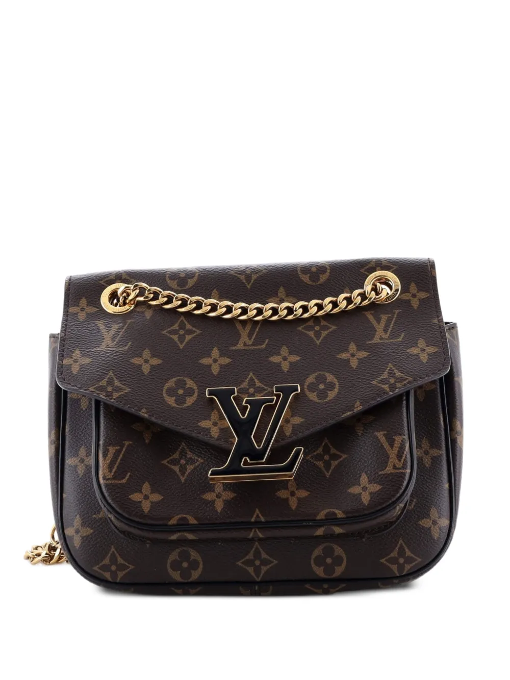 Louis Vuitton Pre-Owned Passy Handbag Monogram Canvas crossbody bag - Marrone