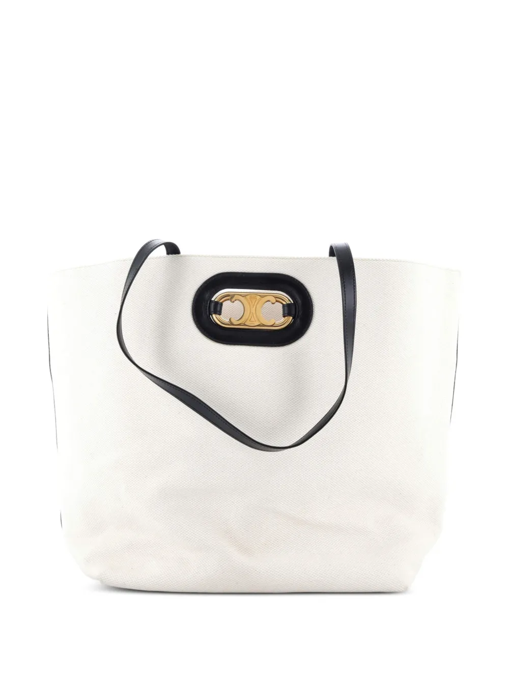 Celine Pre-Owned Cabas Maillon Triomphe Bag Canvas tote bag | Neutrals | Image 1