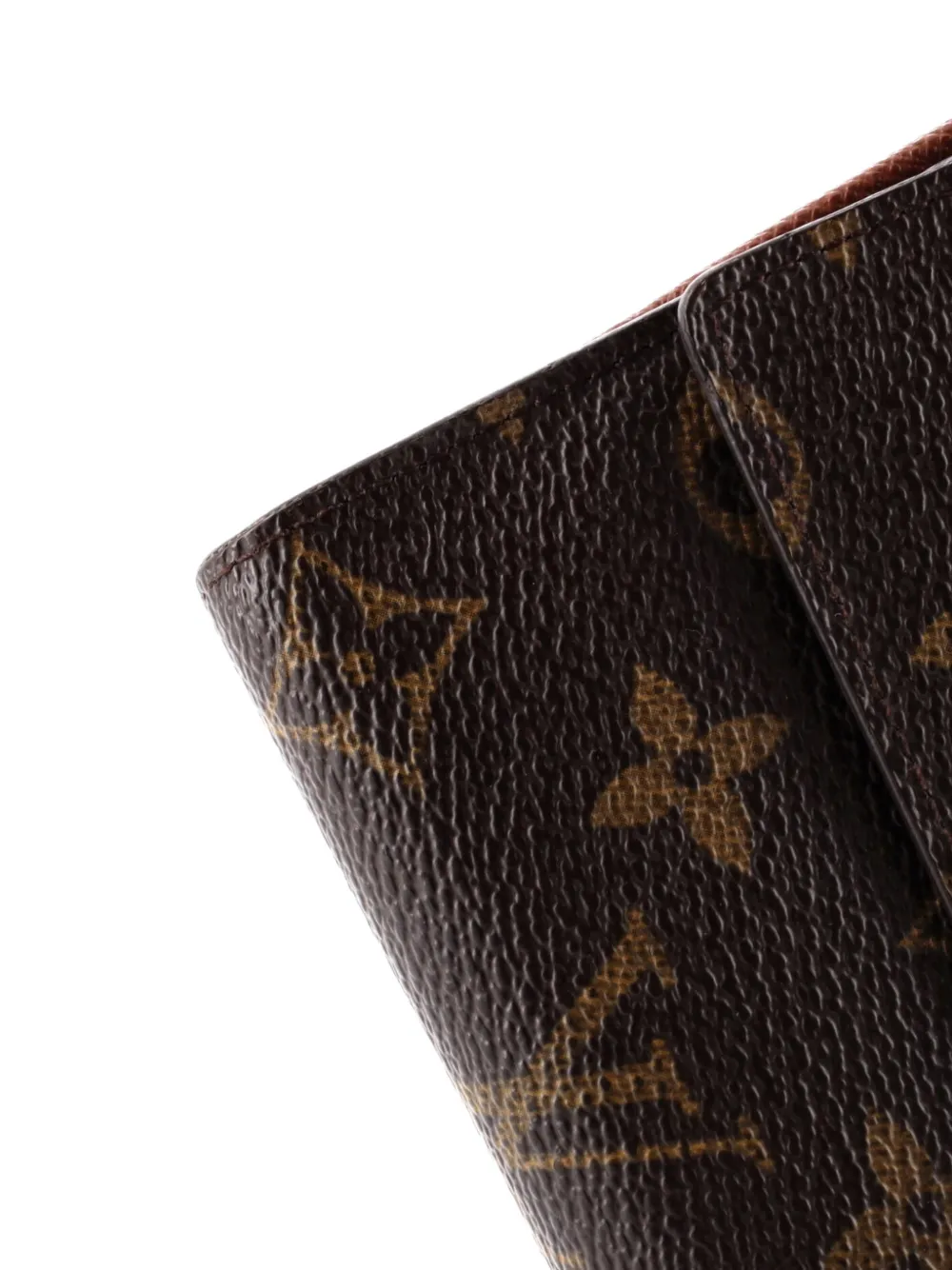 Pre-owned Louis Vuitton Sarah Wallet Monogram Canvas Small Wallets In Brown