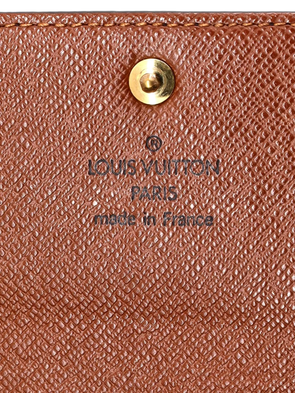 Pre-owned Louis Vuitton Sarah Wallet Monogram Canvas Small Wallets In Brown