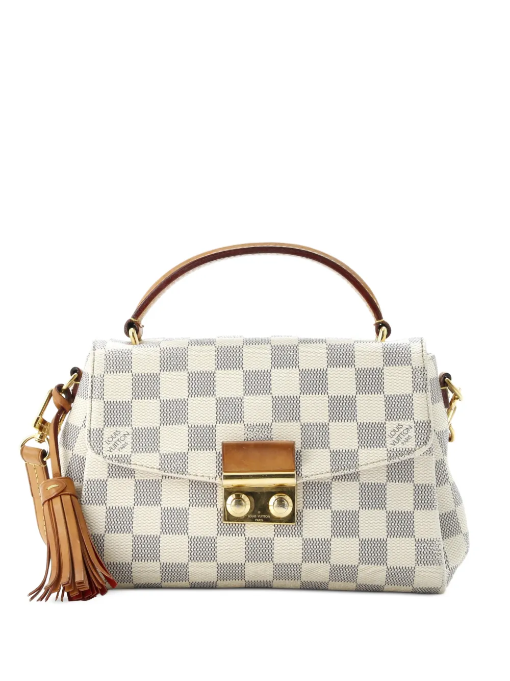 Louis Vuitton Pre-Owned Croisette Handbag Damier crossbody bag - Bianco