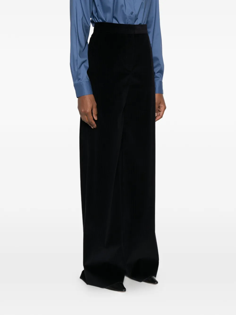 Max Mara Faretra ribfluwelen broek Blauw