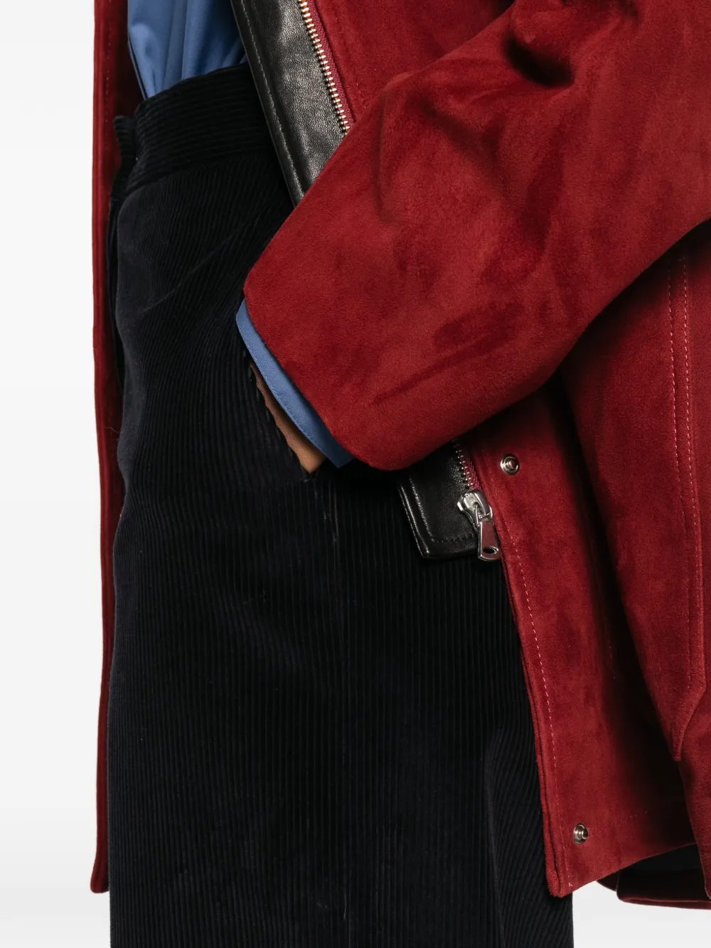 Max Mara Faretra ribfluwelen broek Blauw