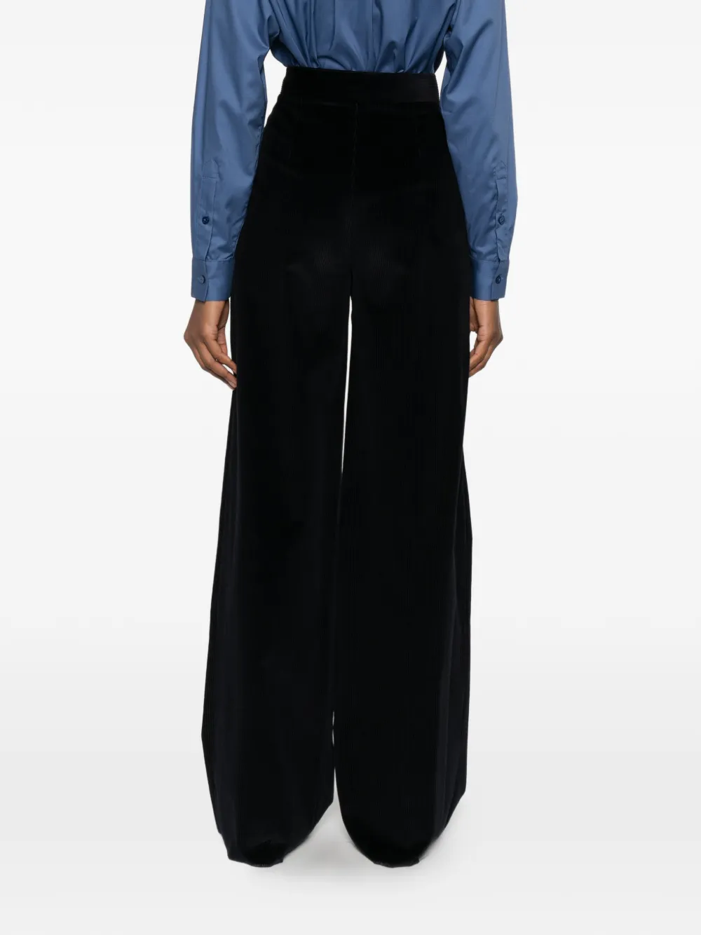 Max Mara Faretra ribfluwelen broek Blauw