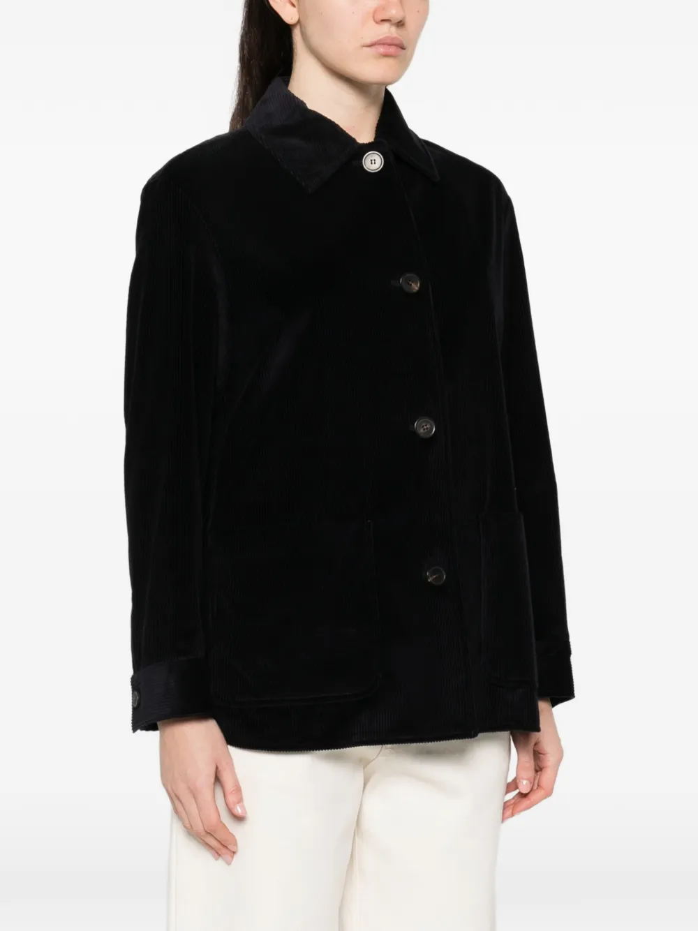 Buttoned Corduroy Shirt