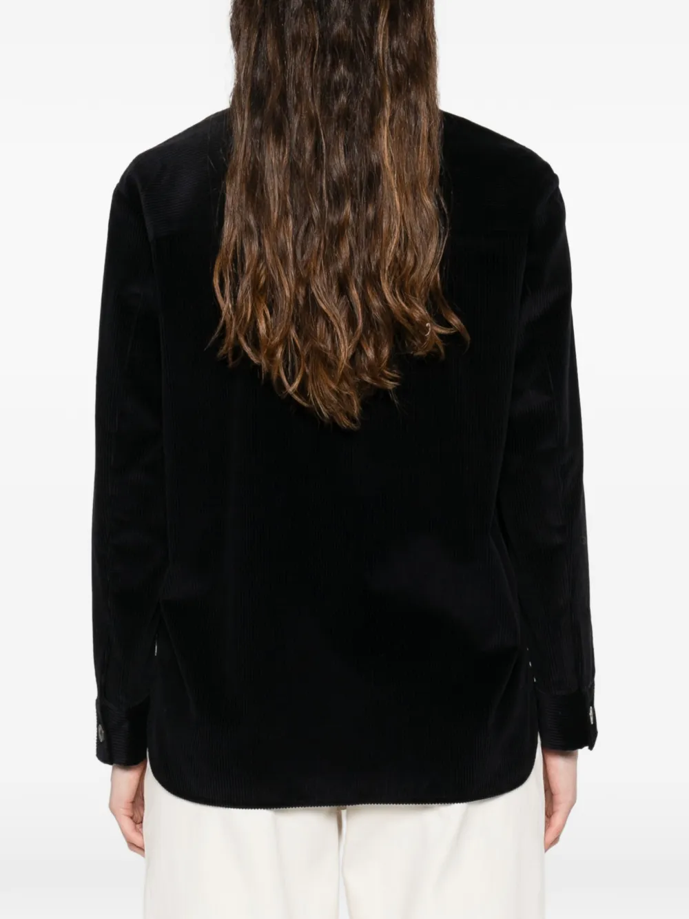 Buttoned Corduroy Shirt