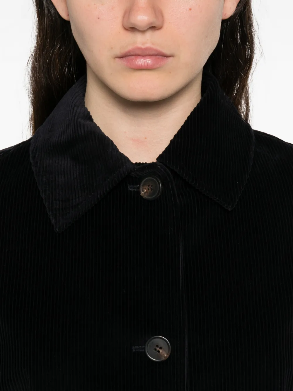 Buttoned Corduroy Shirt