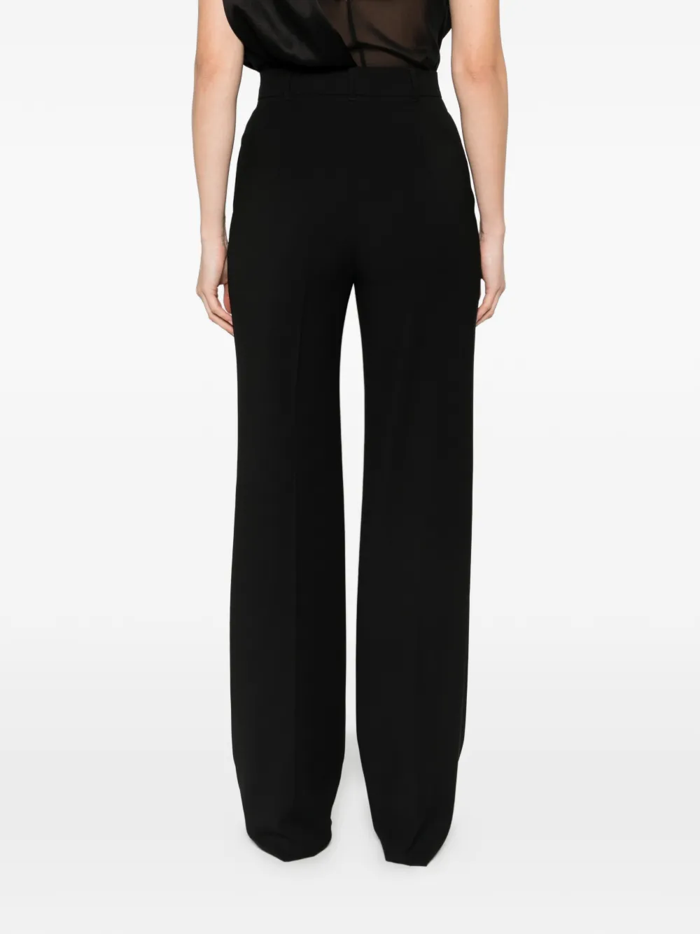 Max Mara Verbena broek met split Zwart