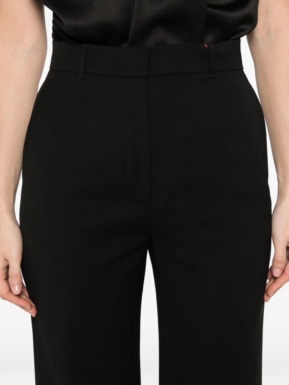 Max Mara Verbena broek met split Zwart