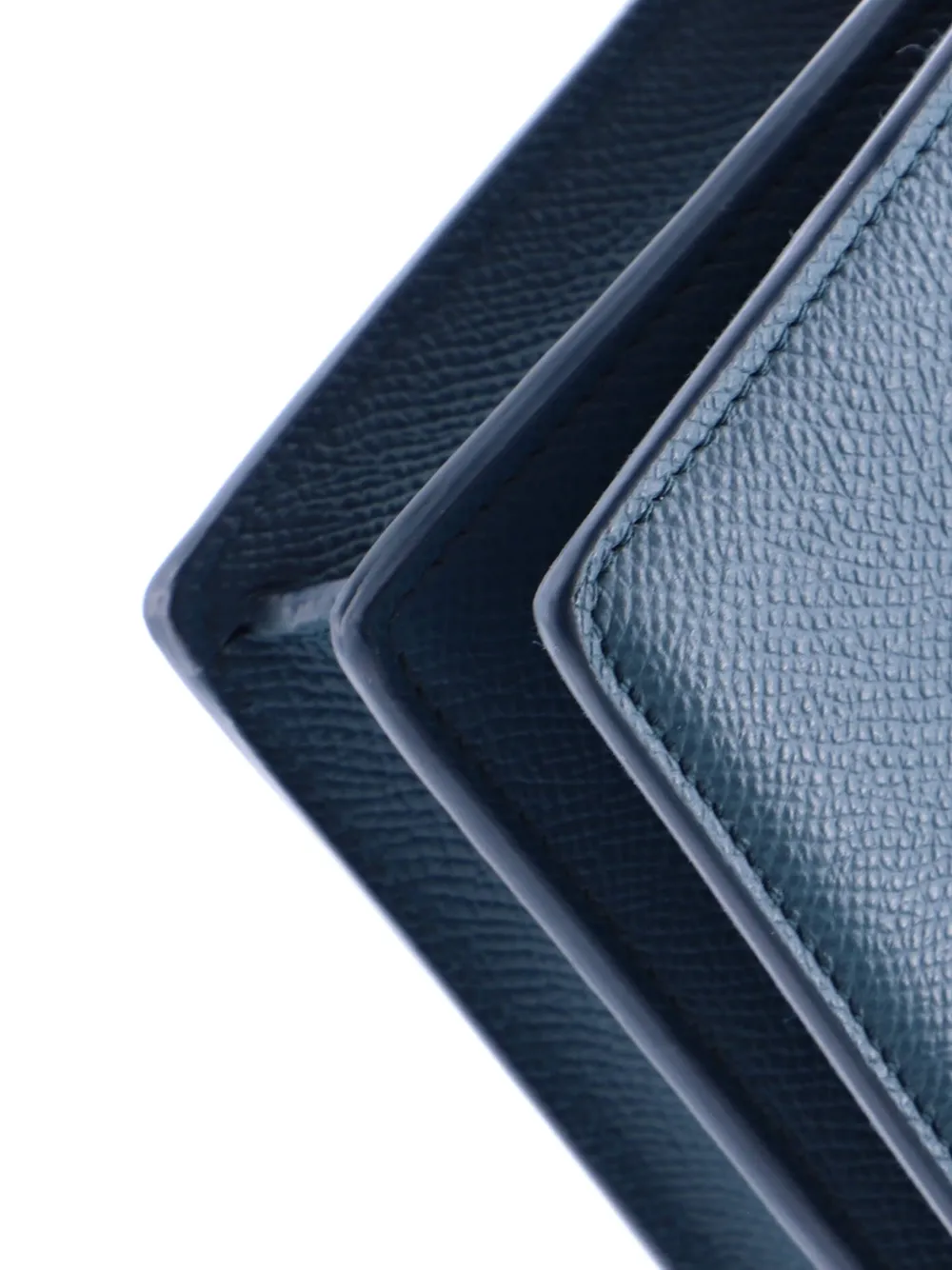 Pre-owned Dior 30 Montaigne 2-in-1 Pouch Leather Belt Bag In Blue