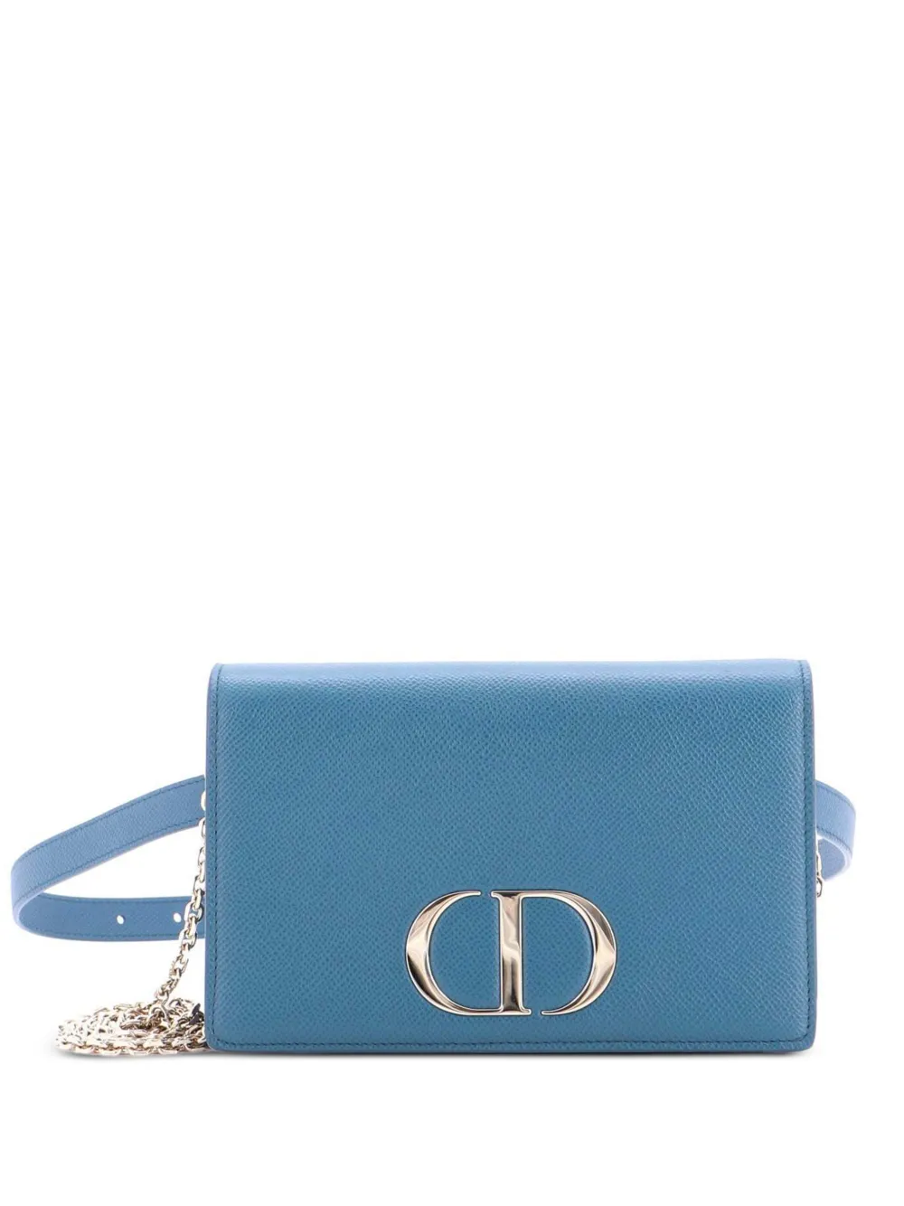 Christian Dior Pre-Owned 30 Montaigne 2-in-1 Pouch Leather belt bag - Blu