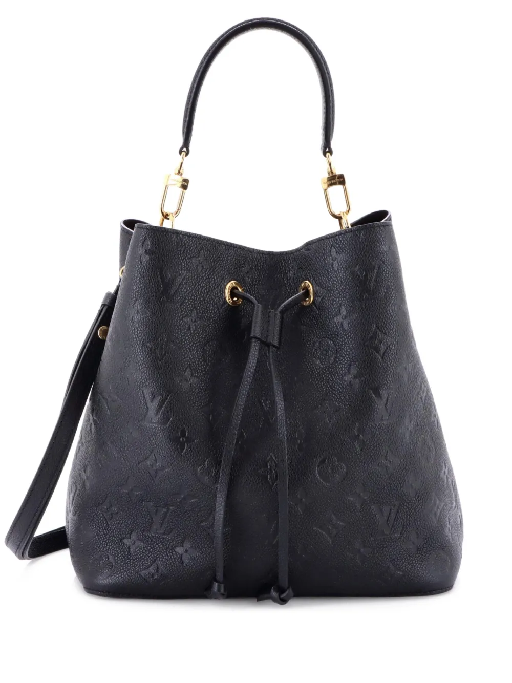 Louis Vuitton Pre-Owned NeoNoe Handbag Monogram Empreinte Leather MM bucket bag - Nero