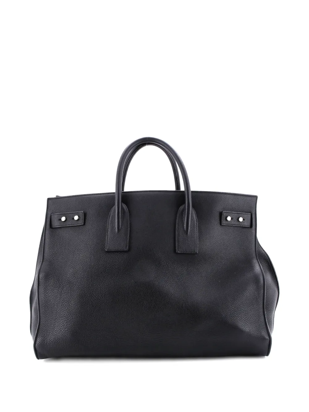 SAINT LAURENT Pre-owned Sac De Jour Souple Bag Leather Large Satchel In Black