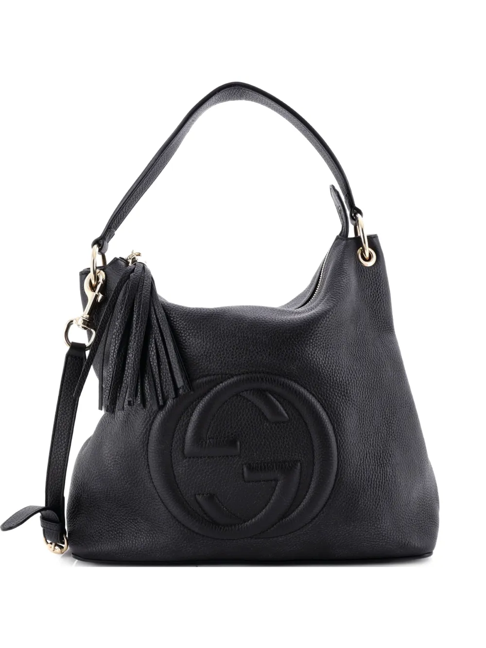 Gucci Pre-Owned Soho Convertible Leather Large hobo bag - Black