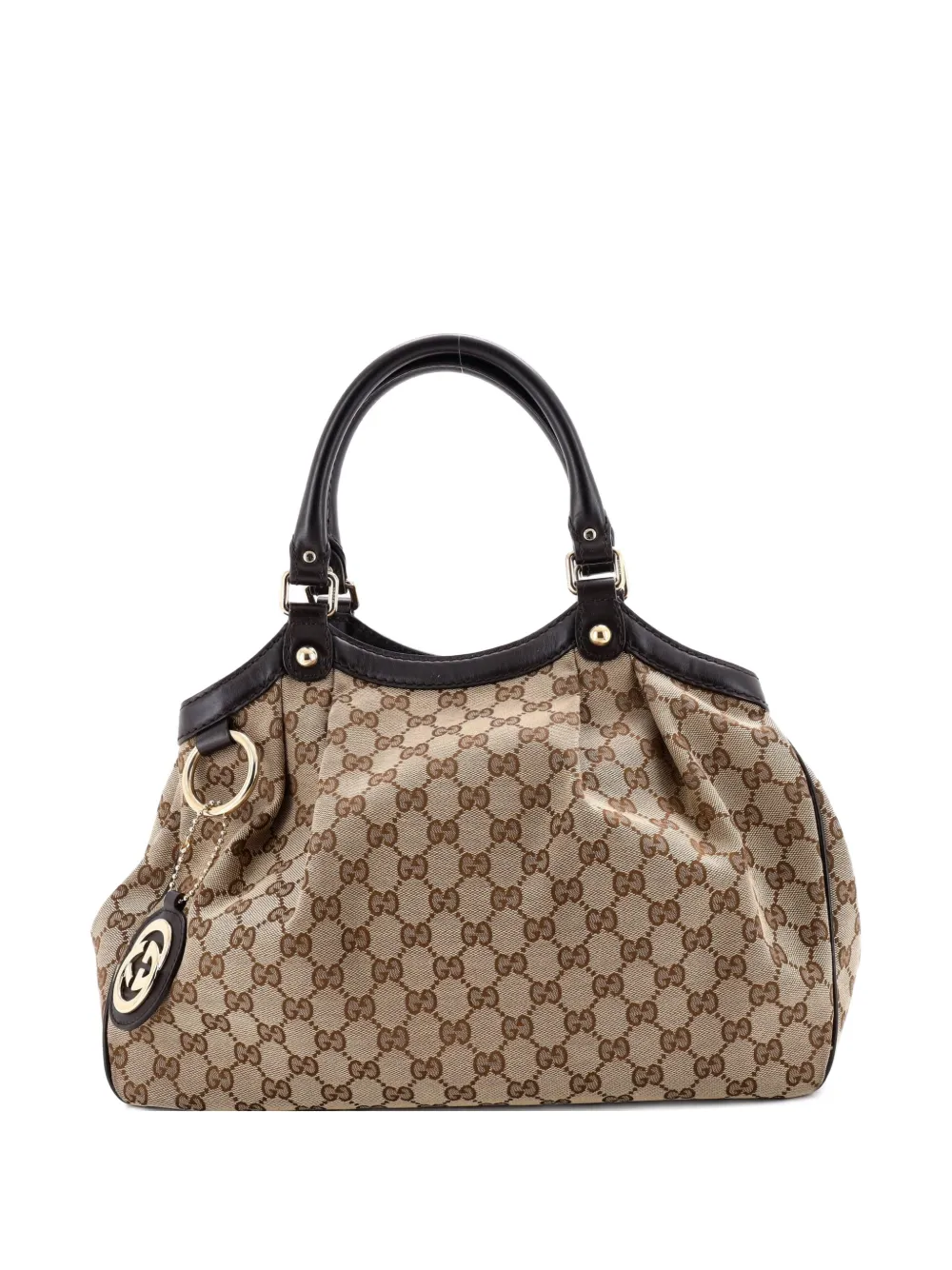 Gucci Pre-Owned Sukey GG Canvas with Leather Medium tote bag - Marrone