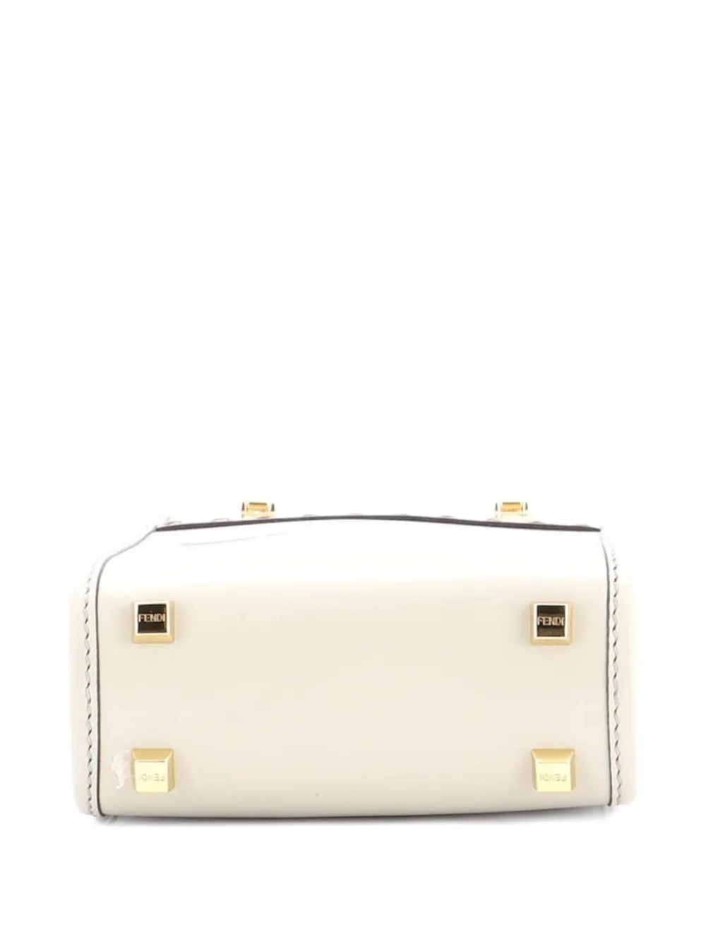 FENDI Pre-owned Sunshine Shopper Tote Leather Mini Crossbody Bag In Green