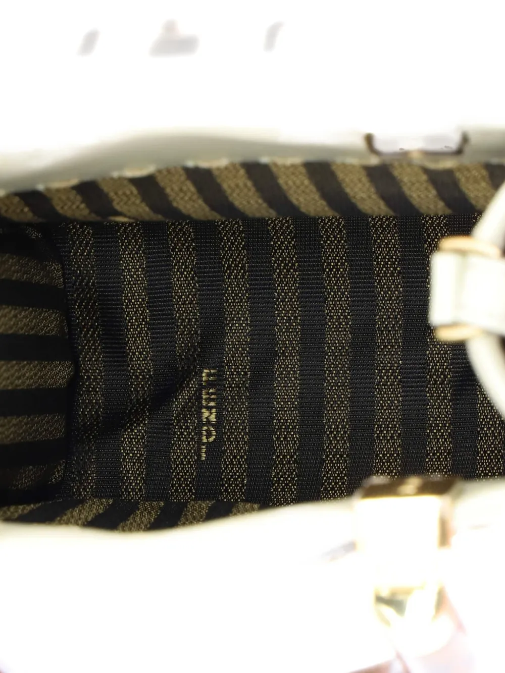 FENDI Pre-owned Sunshine Shopper Tote Leather Mini Crossbody Bag In Green