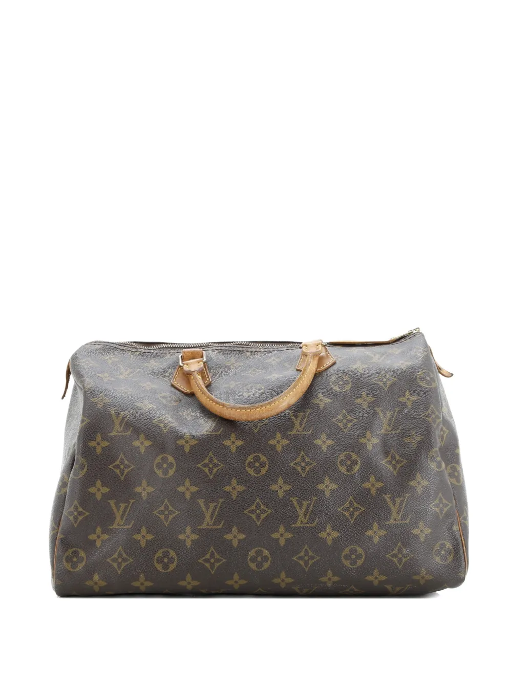 Louis Vuitton Pre-Owned Speedy Handbag Monogram Canvas 35 satchel - Brown
