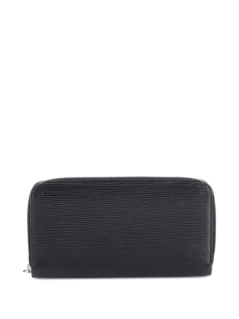 Pre-owned Louis Vuitton Zippy Wallet Epi Leather Small Wallets In Black
