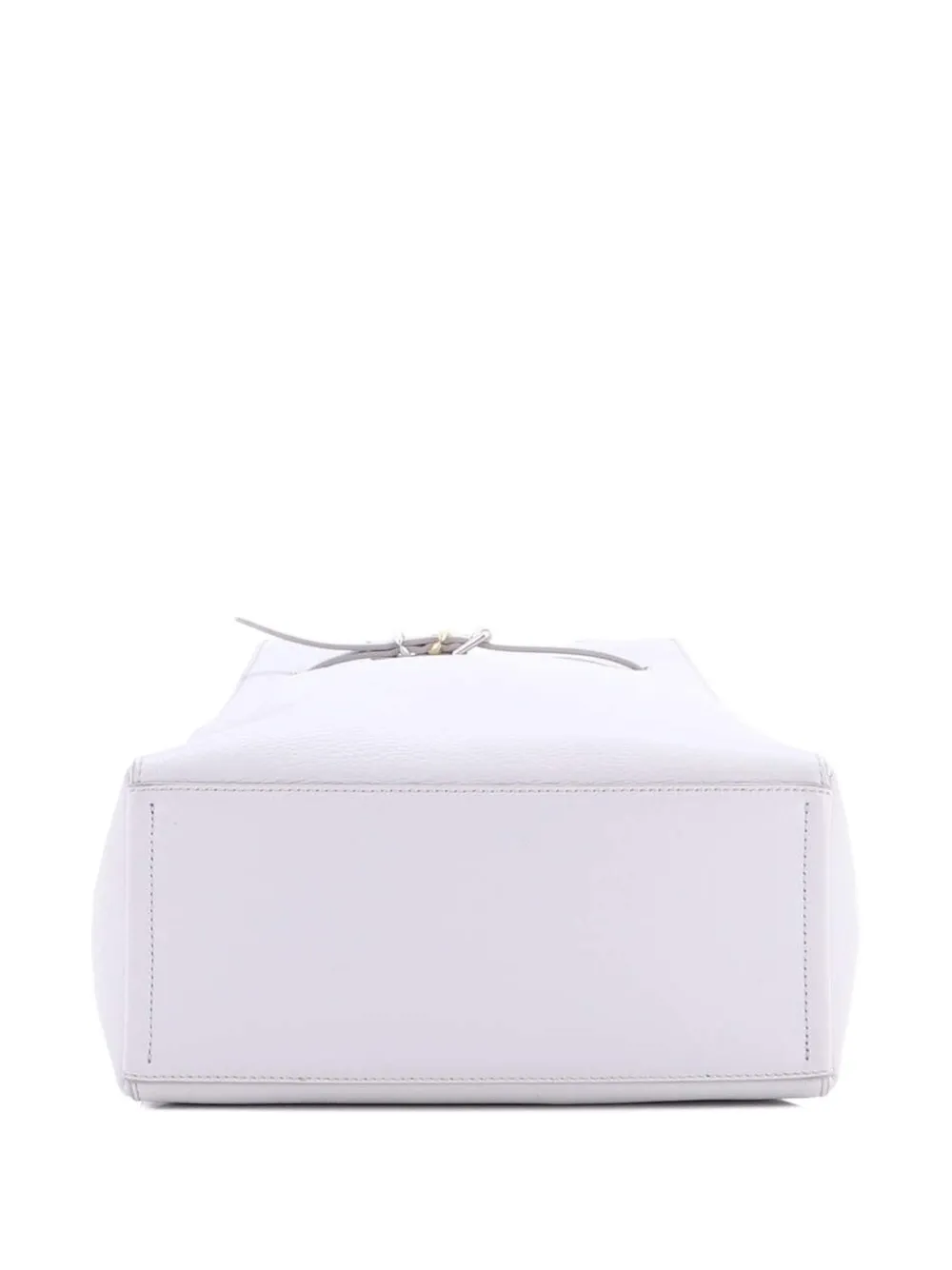 Pre-owned Givenchy Voyou North South Leather Small Tote Bag In Gray