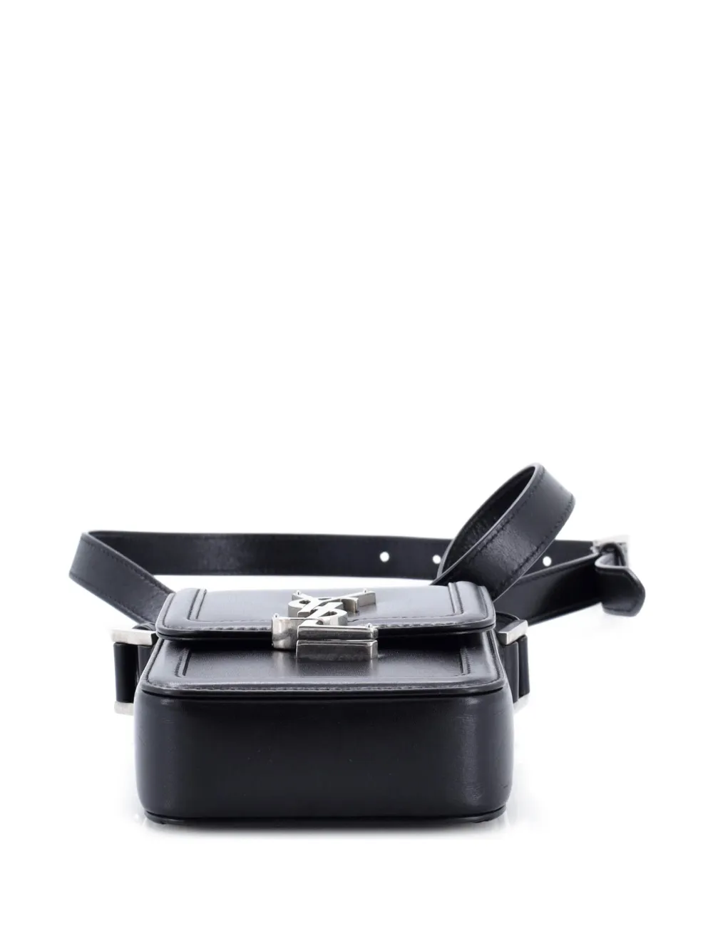 SAINT LAURENT Pre-owned Solferino Bag Leather Mini Crossbody Bag In Black