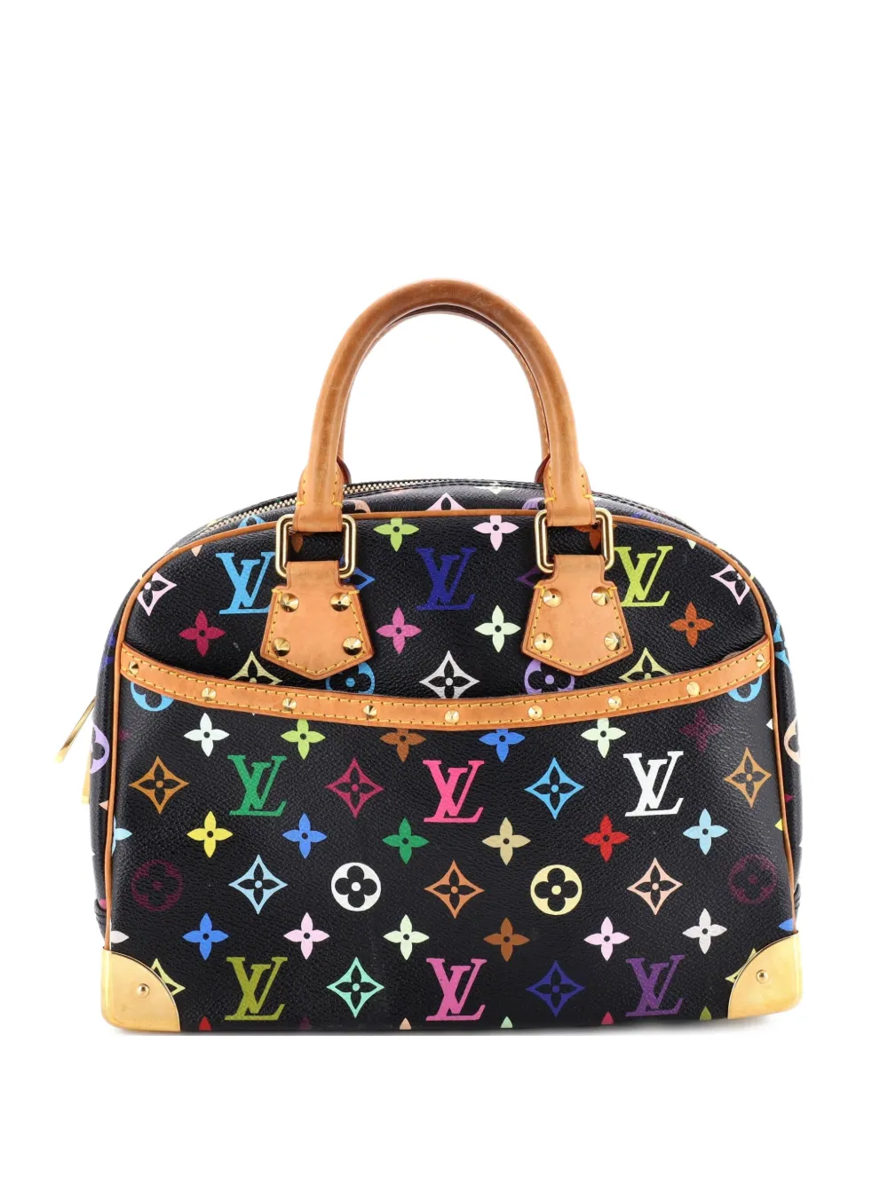 Louis Vuitton Pre-Owned Trouville Handbag Monogram Multicolor satchel - Nero