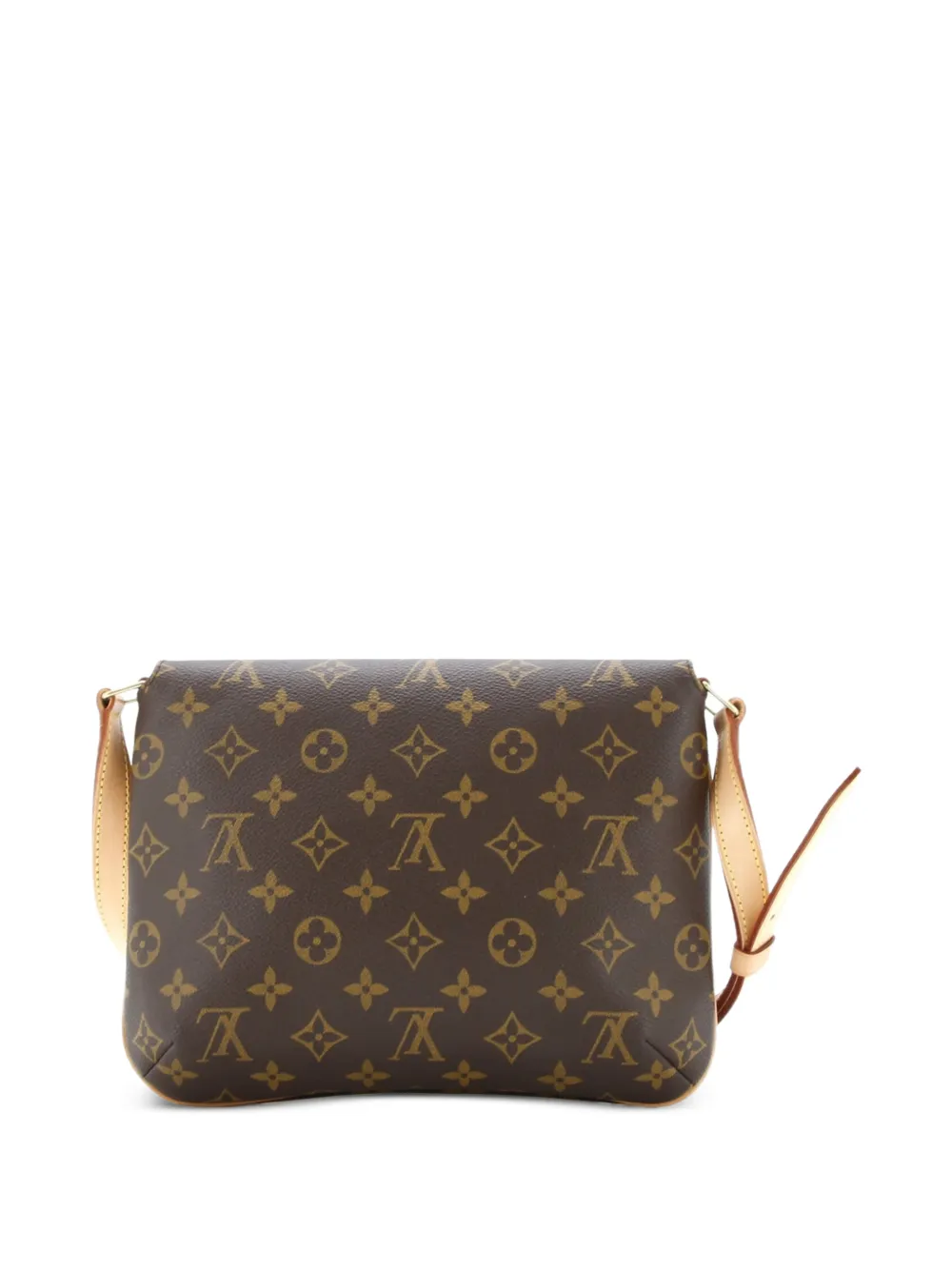 Pre-owned Louis Vuitton Musette Tango Handbag Monogram Canvas Shoulder Bag In Brown