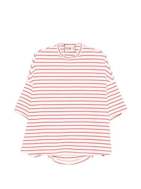 Plan C striped short-sleeve T-shirt